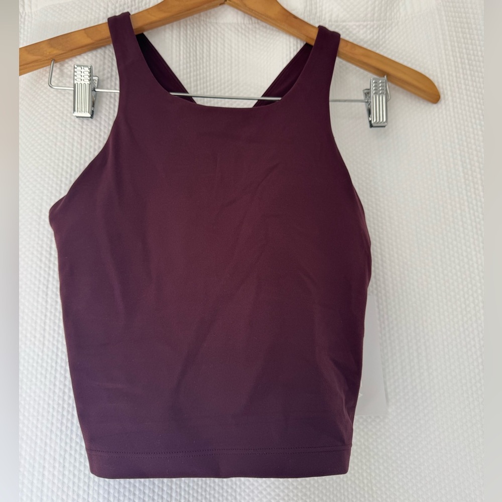 Athleta Purpose Crop Longline Sports Bra
